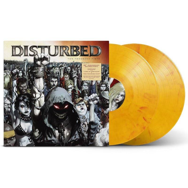 Ten Thousand Fists von Disturbed - 2-LP (Coloured, Limited Edition, Re-Release, Standard) von Disturbed