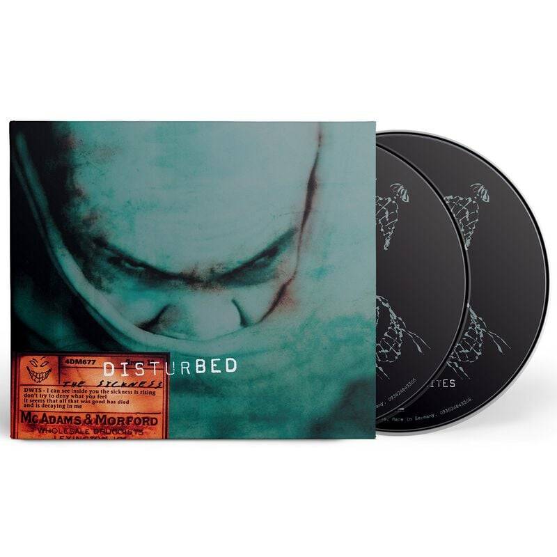 The Sickness (25th Anniversary) von Disturbed - 2-CD (Deluxe Digipak Edition) von Disturbed