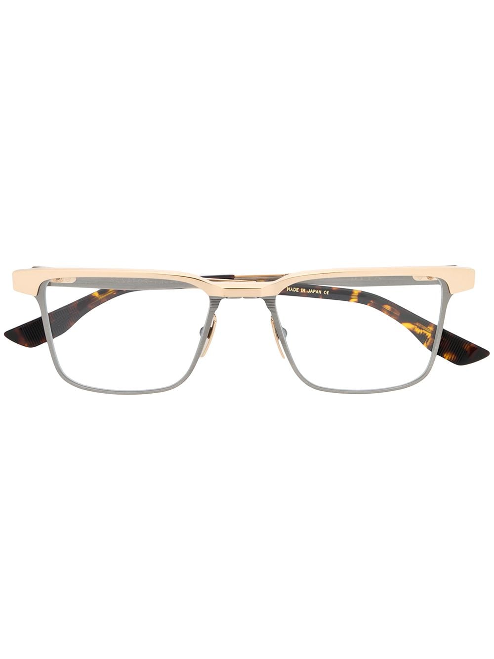 Dita Eyewear Brille mit eckigem Gestell - Gold von Dita Eyewear