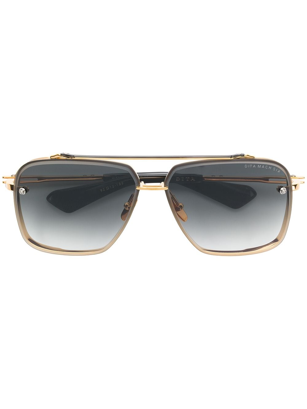 Dita Eyewear Sonnenbrille im Oversized-Design - Gold von Dita Eyewear