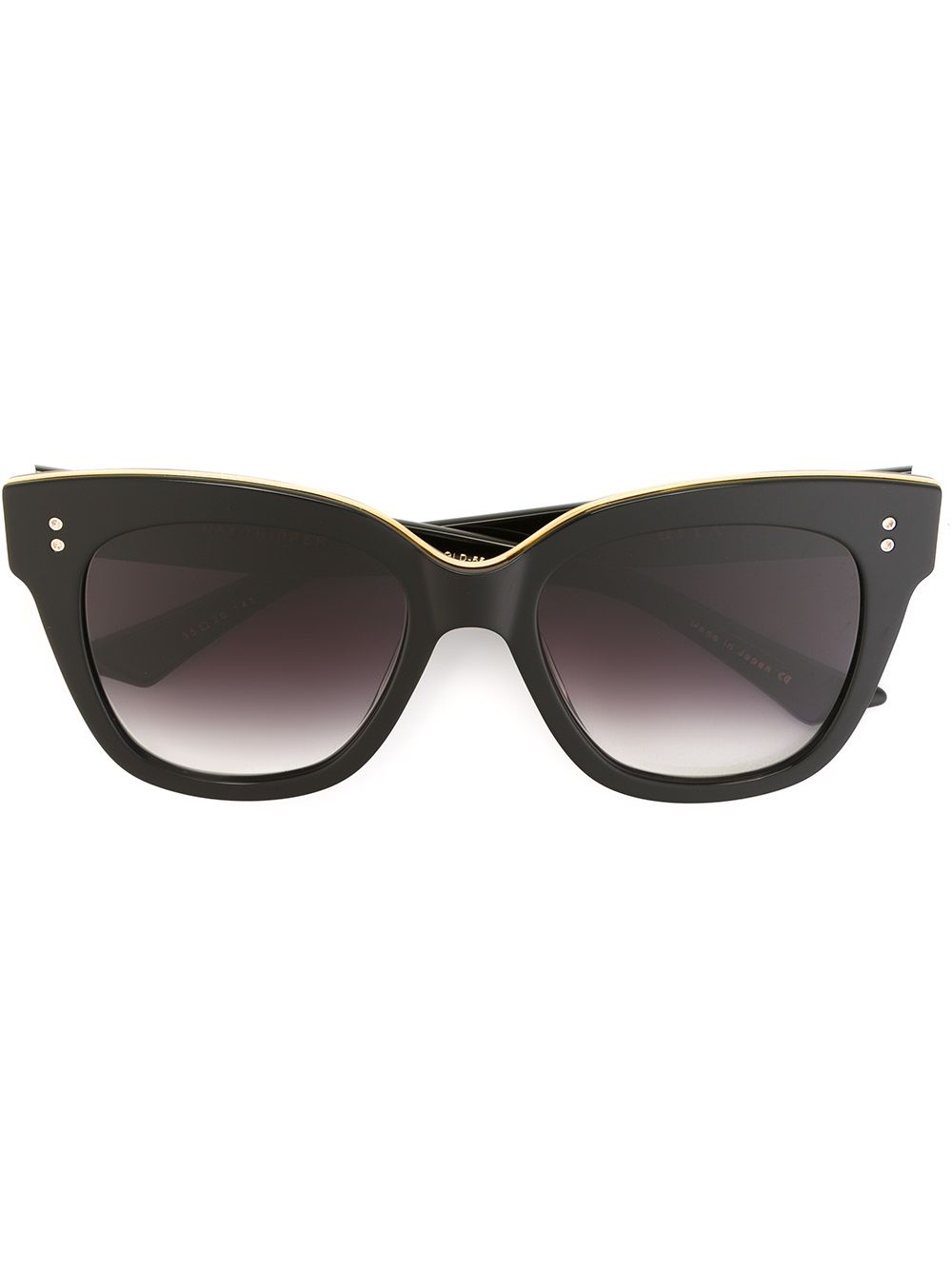 Dita Eyewear Vergoldete 'Daytripper' Sonnenbrille - Schwarz von Dita Eyewear