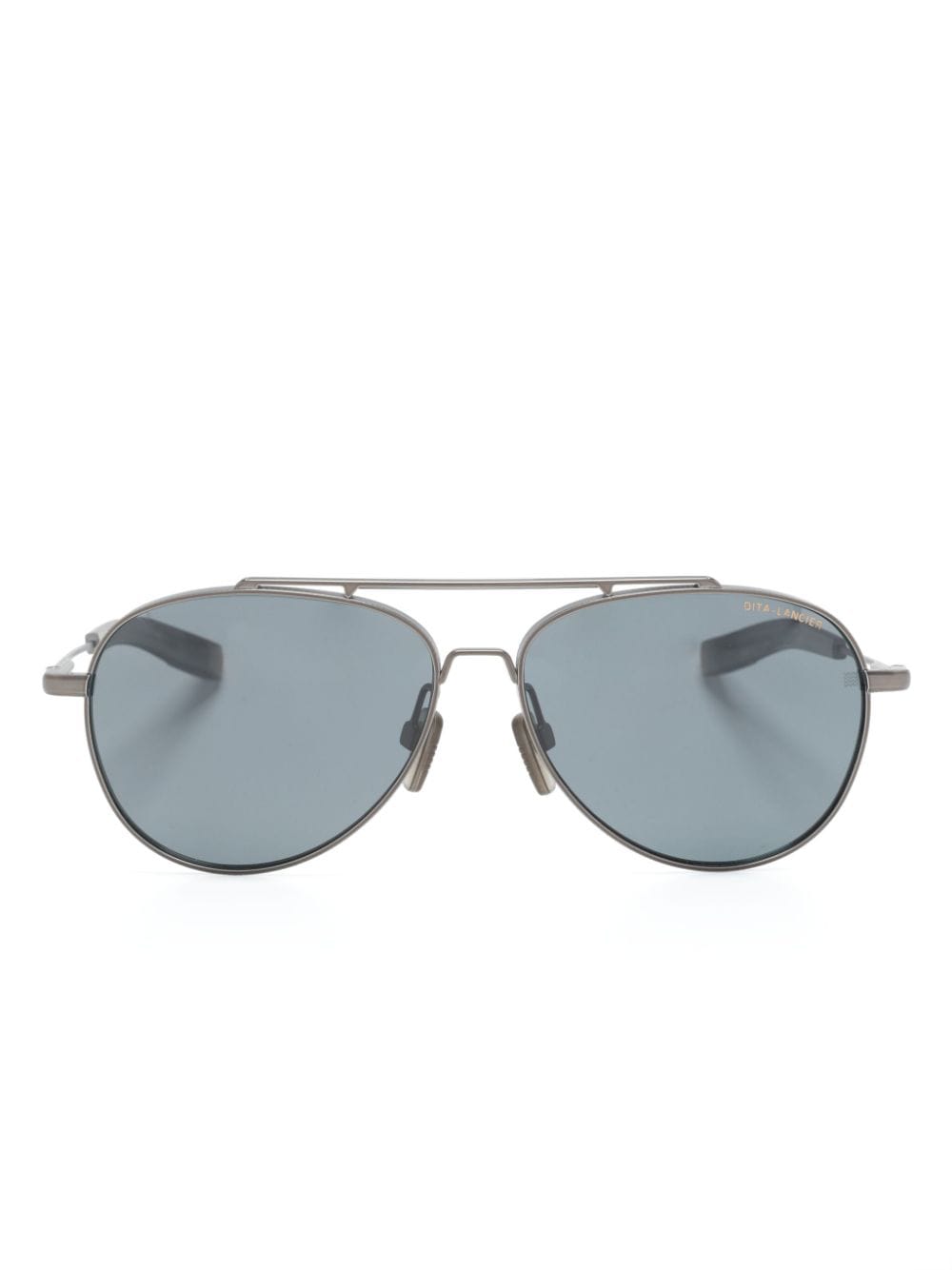 Dita Eyewear Pilotenbrille mit Doppelsteg - Schwarz von Dita Eyewear