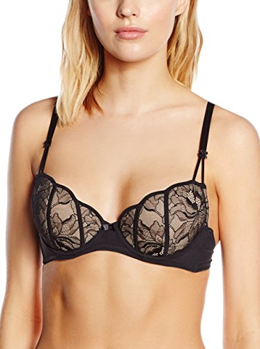 Dita von Teese Damen Diva Bügel BH, Schwarz (Black/Nude 503), 75C von Dita von Teese