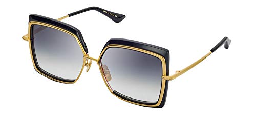 DITA NARCISSUS BLACK YELLOW GOLD/GREY SHADED 58/14/145 Damen Sonnenbrillen von Dita