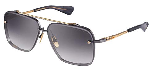 DITA Sonnenbrillen MACH-SIX Black Rhodium Yellow Gold/Dark Grey To 62/12/130 Herren von Dita