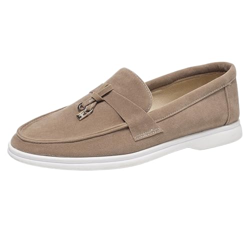 Diuniarza Flach Schuhe Damen Loafer Causal Ohne Verschluss Mokassins Buro Wildleder Daily Schuhe Arbeit Aprikose Gr 36 EU Diuniarza Flach Schuhe Damen Loafer Causal Ohne Verschluss Mokassins Buro Wildleder Daily Schuhe Arbeit Aprikose Gr 36 EU von Diuniarza