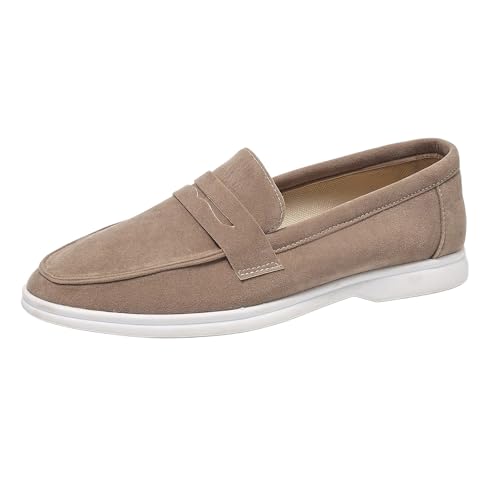 Diuniarza Flach Schuhe Damen Loafer Causal Ohne Verschluss Mokassins Buro Wildleder Daily Schuhe Arbeit Aprikose Gr 36.5 EU/37 Diuniarza Flach Schuhe Damen Loafer Causal Ohne Verschluss Mokassins Buro Wildleder Daily Schuhe Arbeit Aprikose Gr 36.5 EU/37 von Diuniarza