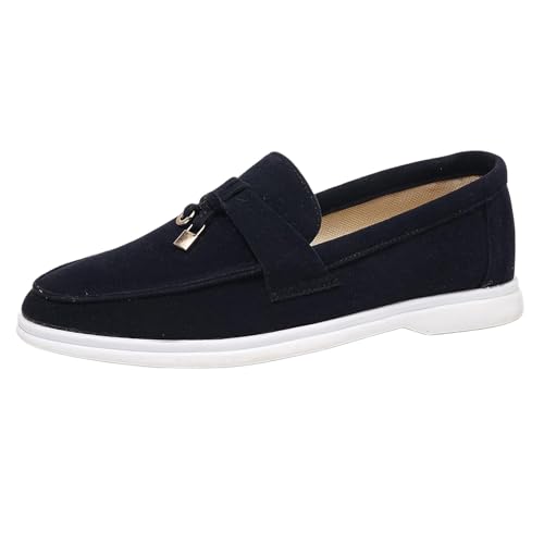 Diuniarza Flach Schuhe Damen Loafer Causal Ohne Verschluss Mokassins Buro Wildleder Daily Schuhe Arbeit Blau Gr 38 EU/39 Diuniarza Flach Schuhe Damen Loafer Causal Ohne Verschluss Mokassins Buro Wildleder Daily Schuhe Arbeit Blau Gr 38 EU/39 von Diuniarza