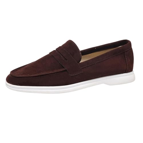 Diuniarza Flach Schuhe Damen Loafer Causal Ohne Verschluss Mokassins Buro Wildleder Daily Schuhe Arbeit Braun Gr 40.5 EU/42 Diuniarza Flach Schuhe Damen Loafer Causal Ohne Verschluss Mokassins Buro Wildleder Daily Schuhe Arbeit Braun Gr 40.5 EU/42 von Diuniarza