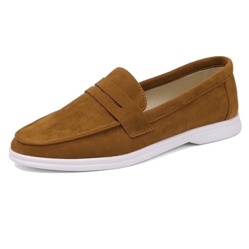 Diuniarza Flach Schuhe Damen Loafer Causal Ohne Verschluss Mokassins Buro Wildleder Daily Schuhe Arbeit Gelb Gr 38 EU/39 Diuniarza Flach Schuhe Damen Loafer Causal Ohne Verschluss Mokassins Buro Wildleder Daily Schuhe Arbeit Gelb Gr 38 EU/39 von Diuniarza