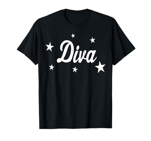 Diva Funny - Lustig T-Shirt, Kinder, Unisex-Erwachsene, Halbarm, Klassisch, Schwarz, S Diva Funny - Lustig T-Shirt, Kinder, Unisex-Erwachsene, Halbarm, Klassisch, Schwarz, S von Diva Funny