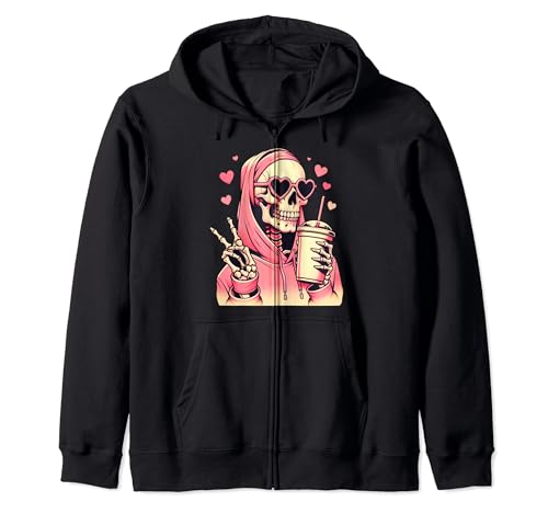 Diva Totenkopf Skelett Design für Mädchen & Frauen in pink Kapuzenjacke Diva Totenkopf Skelett Design für Mädchen & Frauen in pink Kapuzenjacke von Diva Totenkopf Design für Mädchen und Frauen
