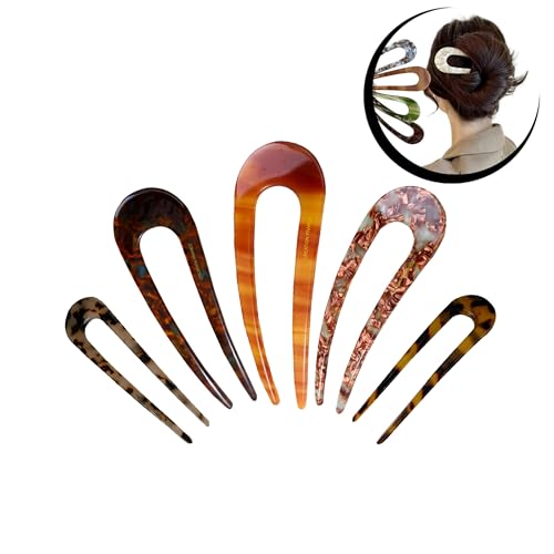 Hübsche französische U-Nadeln für Damen, 1 count (Pack of 1), Kunststoff von Diva