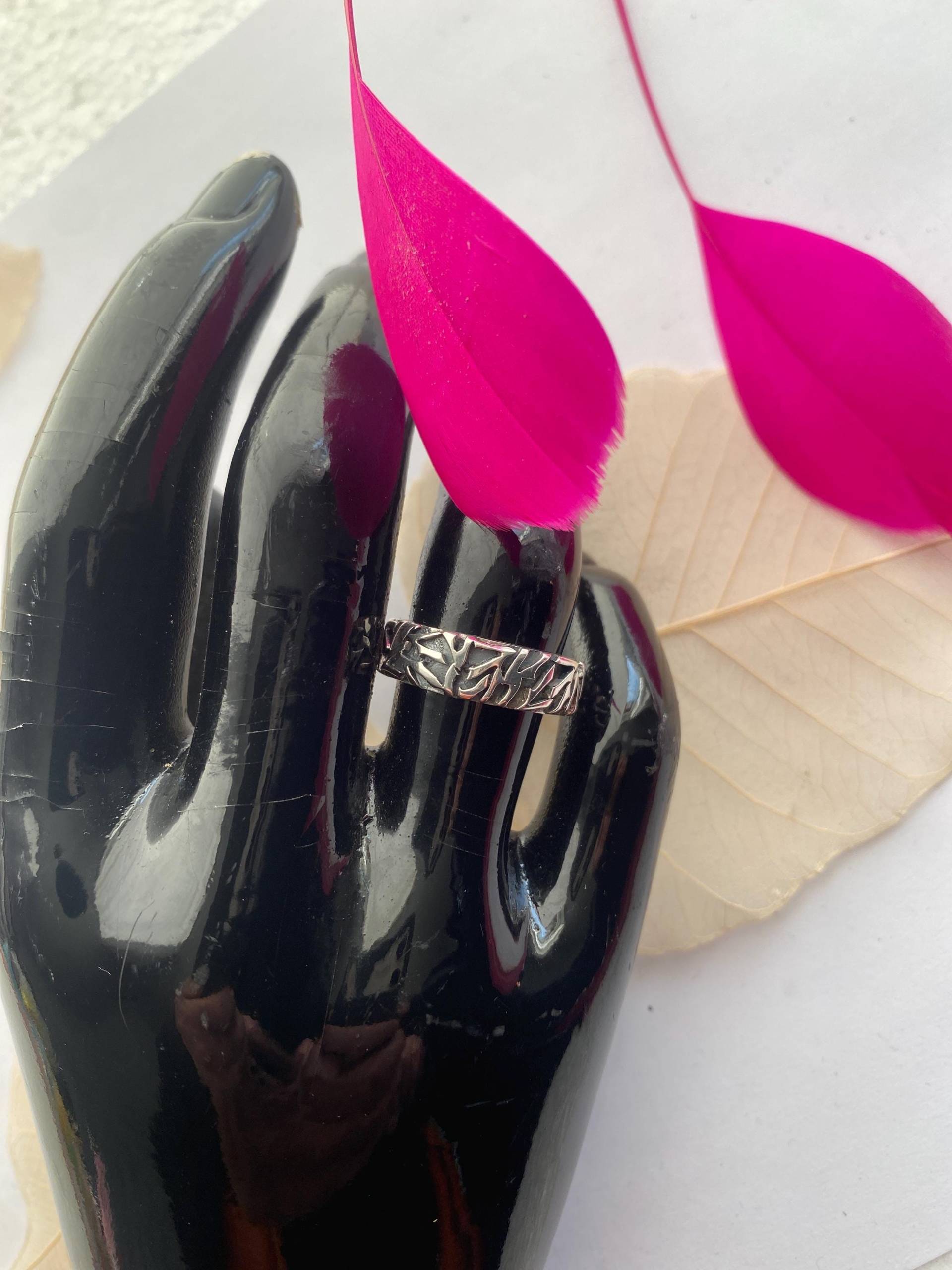 Breiter Silberring 925 von DivaKreationen