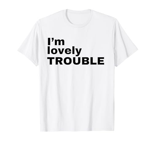 Ich Bin Lovely Trouble XO Kpop Girly T-Shirt Ich Bin Lovely Trouble XO Kpop Girly T-Shirt von Dive into XOXZ