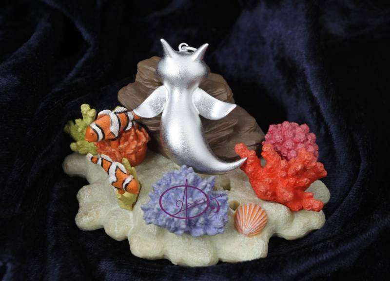 Sea Angel Clione Halskette Sterling Silber 3D Ozean Tier Slug Anhänger Sealife Marine Tauchen Geschenk Of The von Dive4Jewelry