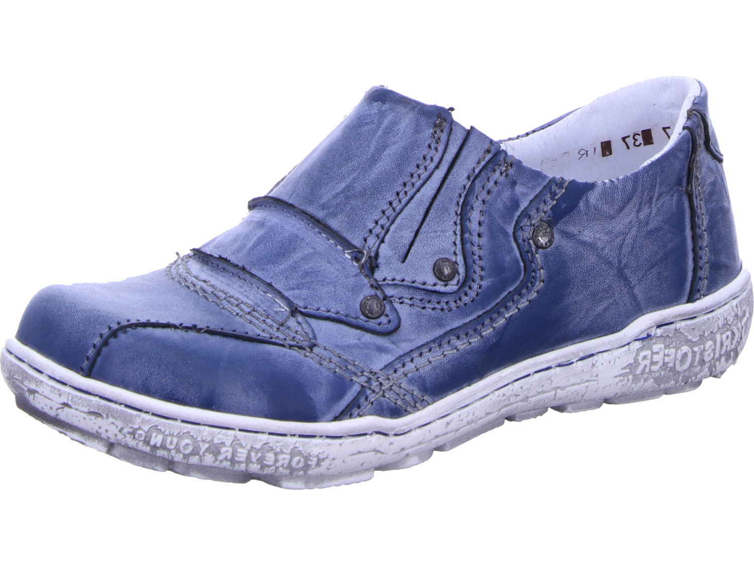 female Sportliche Slipper blau 37 von Diverse