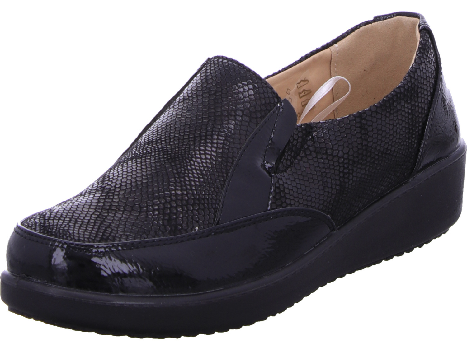 female Sportliche Slipper schwarz 37 von Diverse