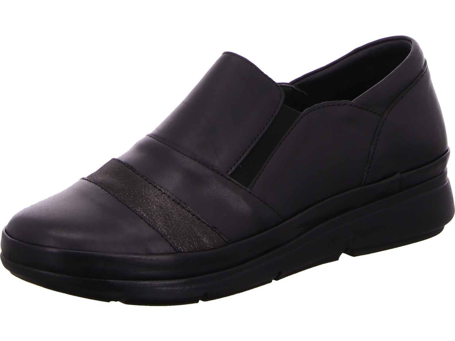 female Sportliche Slipper schwarz 37 von Diverse