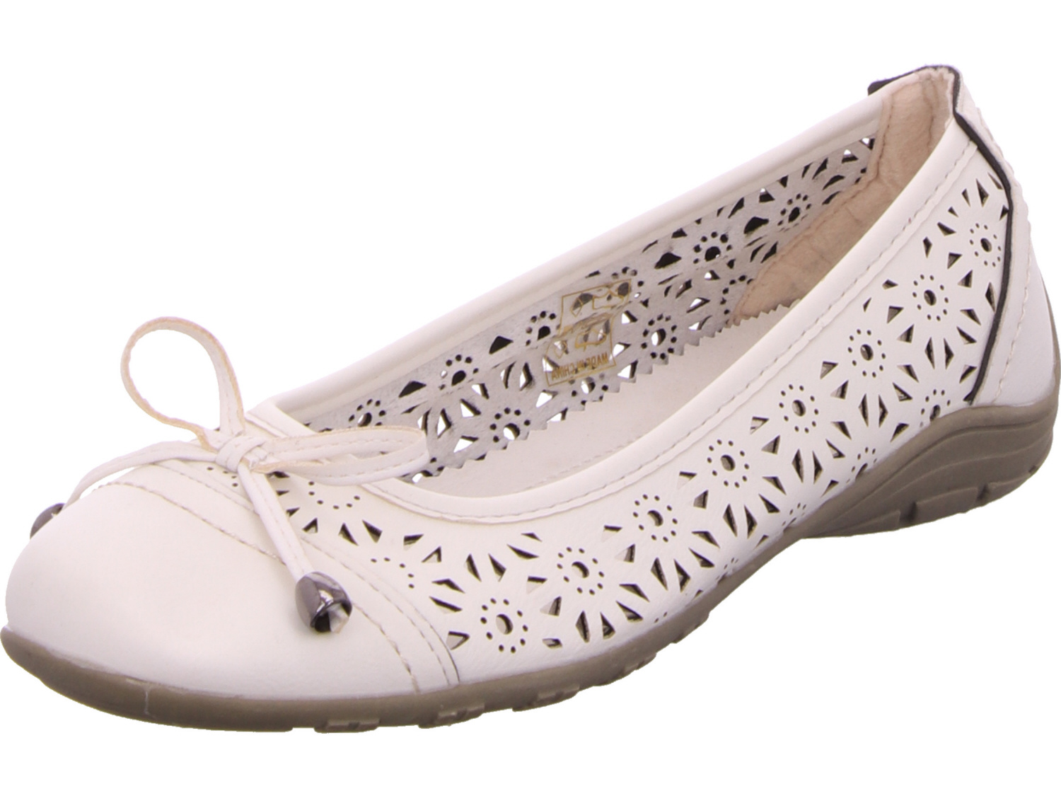 female Sportliche Slipper weiss 37 von Diverse