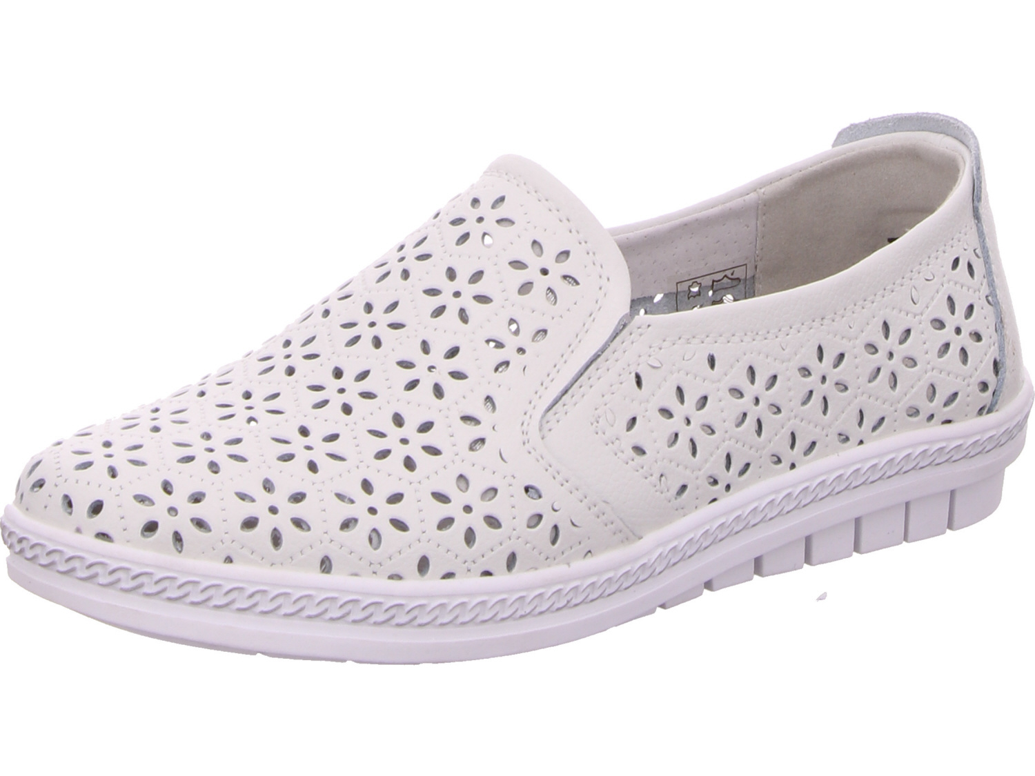 female Sportliche Slipper weiss 38 von Diverse