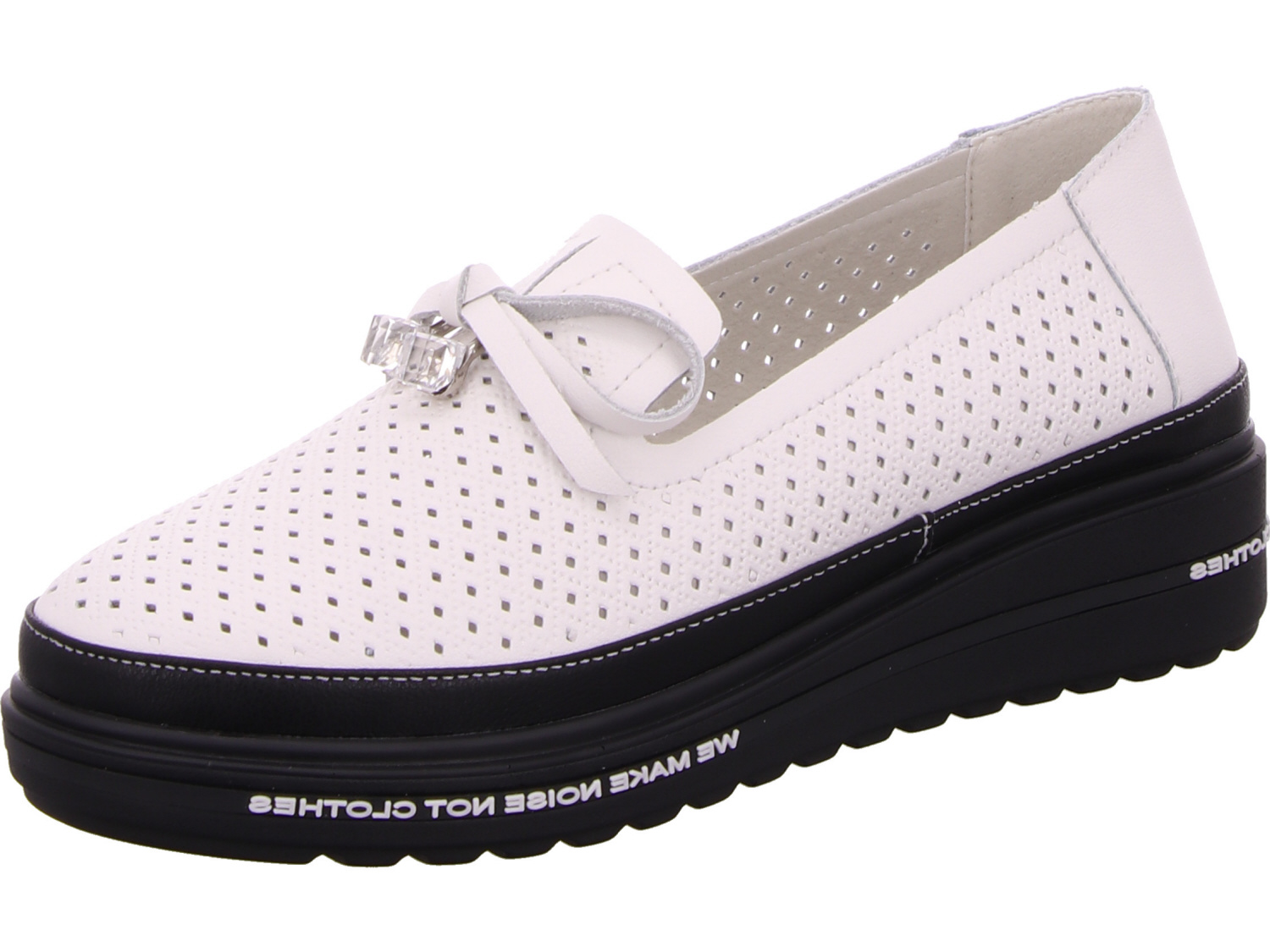 female Sportliche Slipper weiss 41 von Diverse