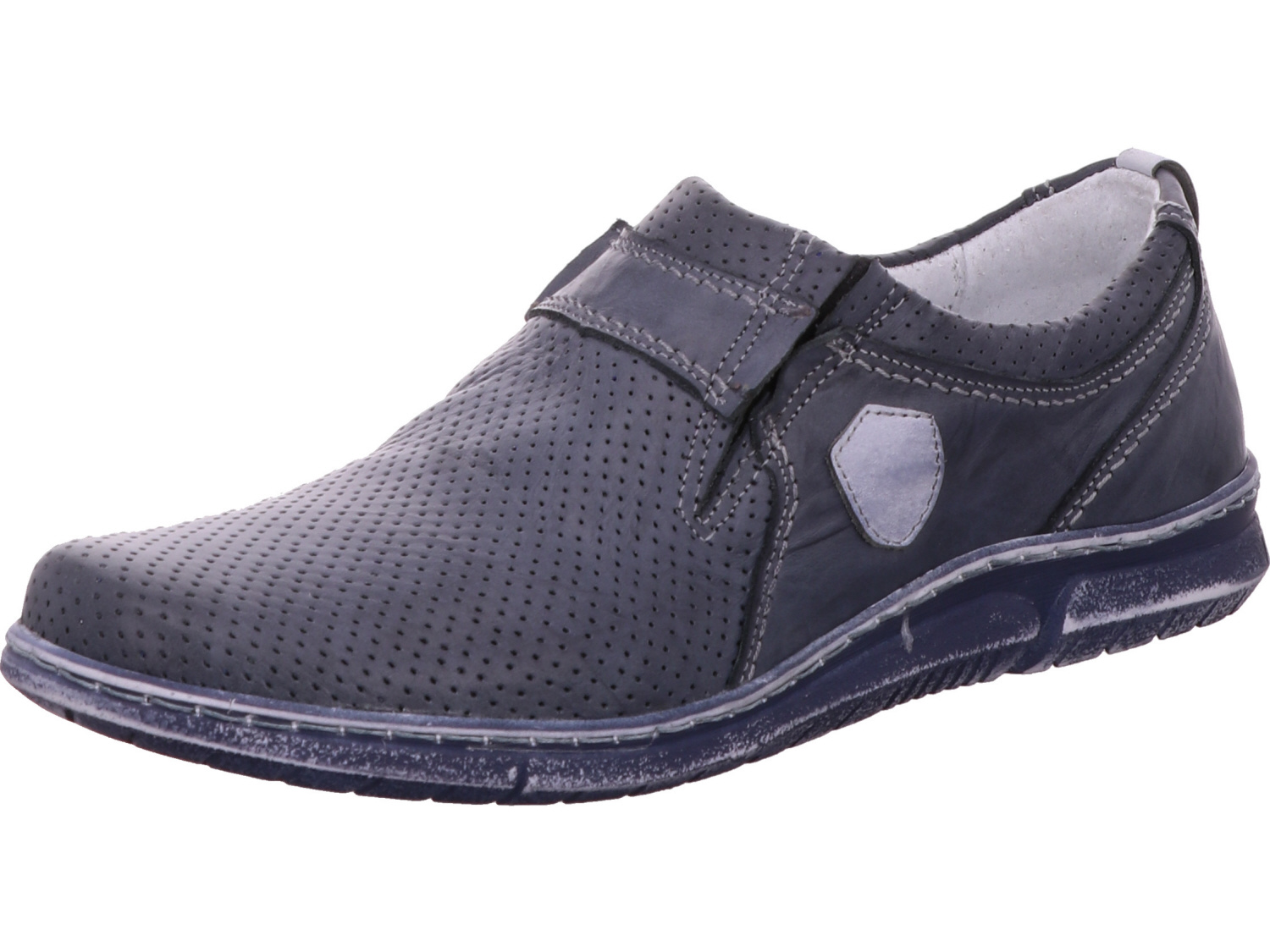 male Komfort Slipper blau 41 von Diverse