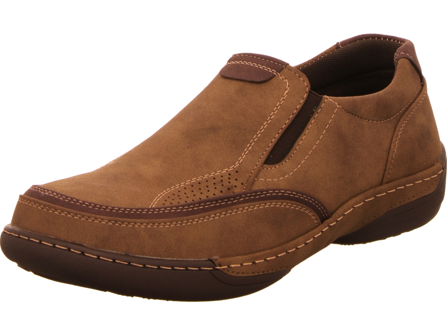 male Komfort Slipper braun 40 von Diverse