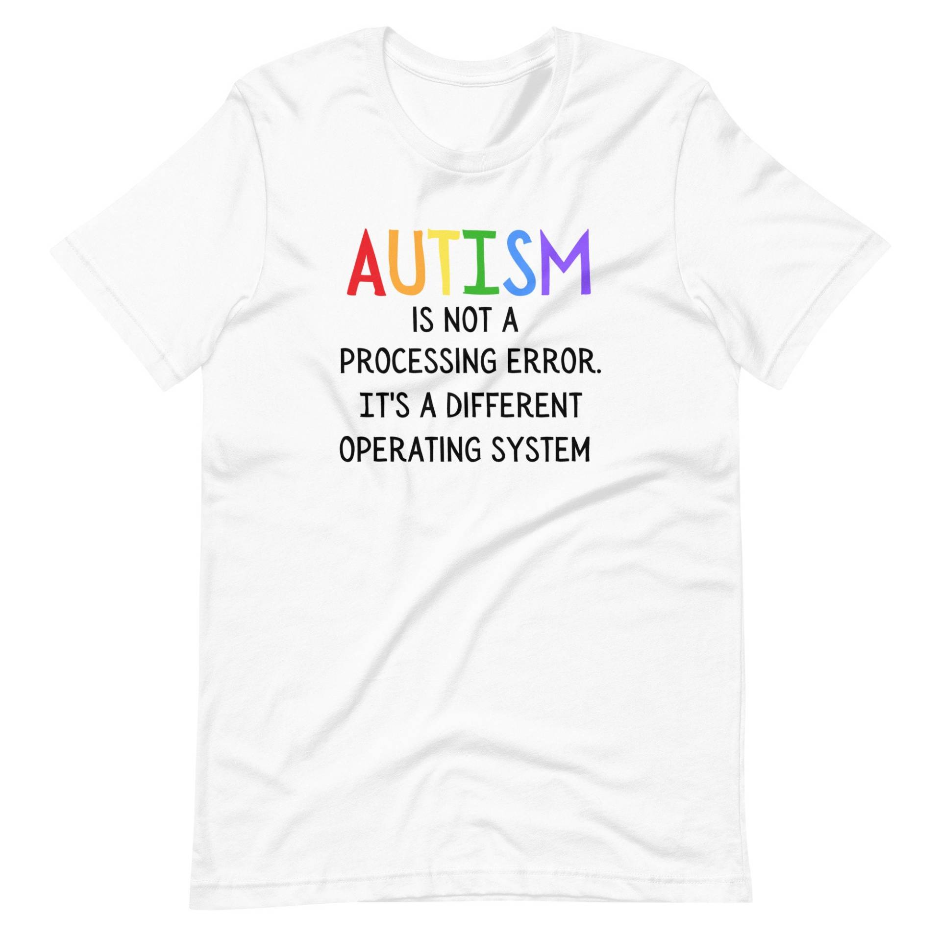 Autismus Ist Kein Verarbeitungsfehler T-Shirt - Autism Awareness Month Welt Tag Neurodiversity Shirt Autismus Ist Kein Verarbeitungsfehler T-Shirt - Autism Awareness Month Welt Tag Neurodiversity Shirt von DiverselyHuman