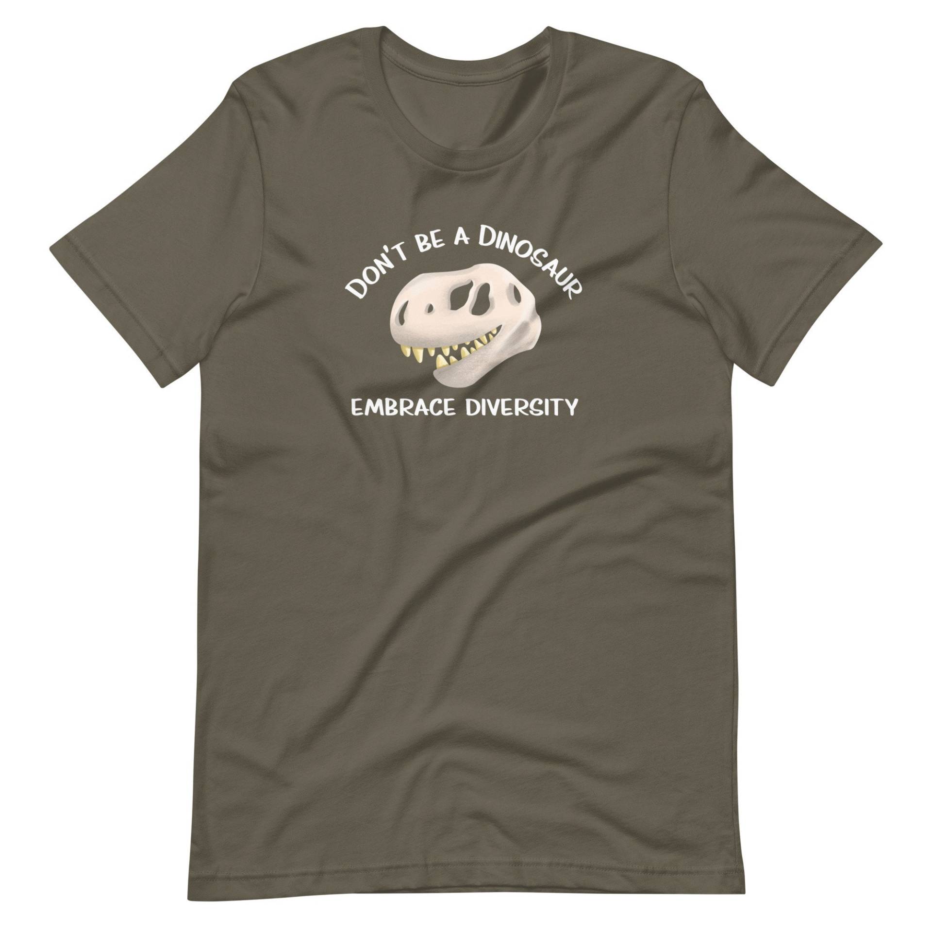 Don't Be A Dinosaur - Embrace Diversity Neurodiversity Shirt Disability Awareness Advokat Don't Be A Dinosaur - Embrace Diversity Neurodiversity Shirt Disability Awareness Advokat von DiverselyHuman