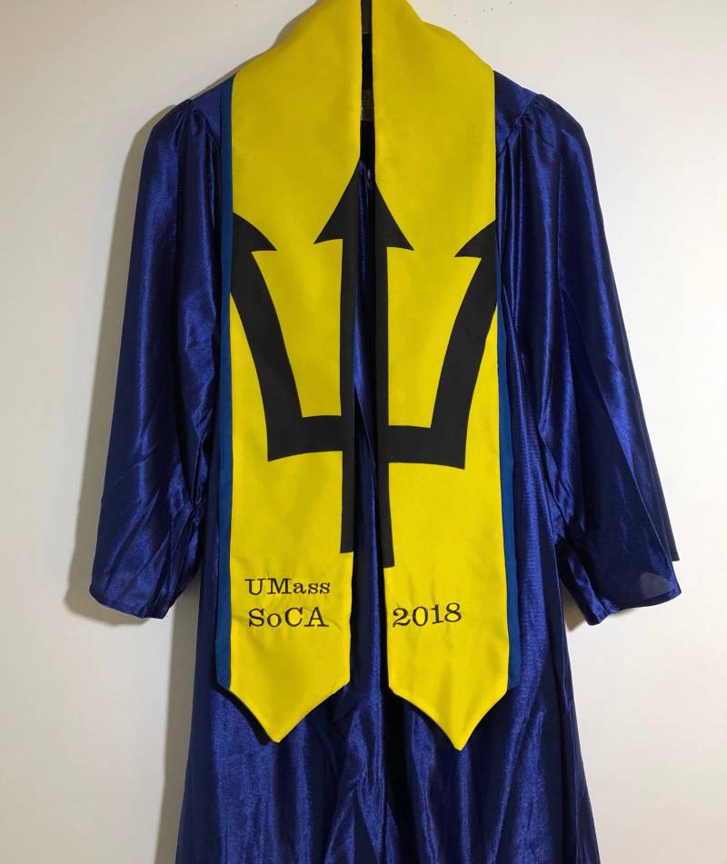 Barbados Abschlussstola | Nicht Bestickt von Diversepride