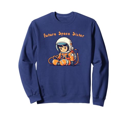 Future Space Sister Anime Mädchen Astronaut im Weltraum Helm Sweatshirt Future Space Sister Anime Mädchen Astronaut im Weltraum Helm Sweatshirt von Diversity equality female astronaut