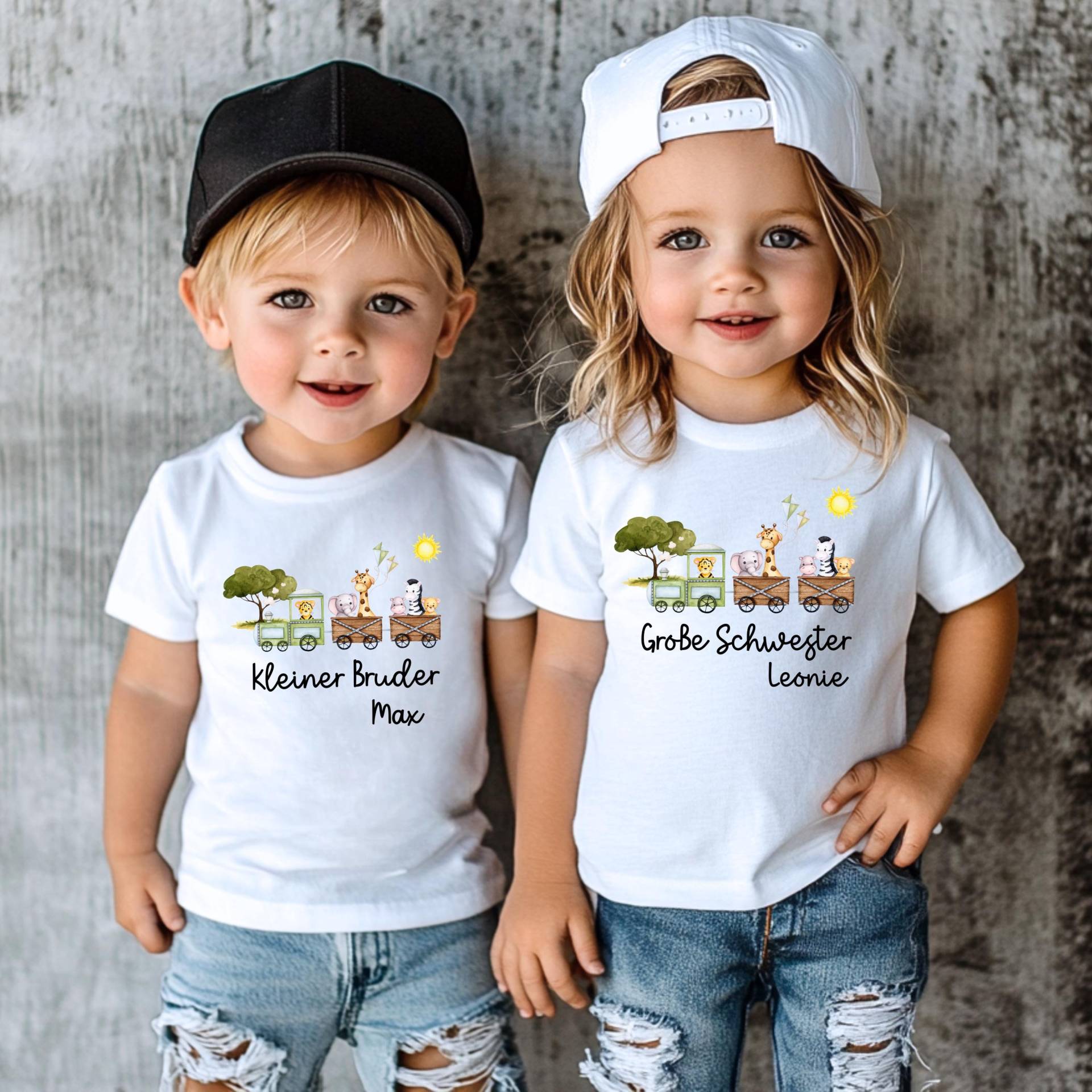 Geschwister Matching Outfit, Passende Oberteile Bruder Schwester, Schwester T-Shirt, Look, Kinder von DivineDesignsDe