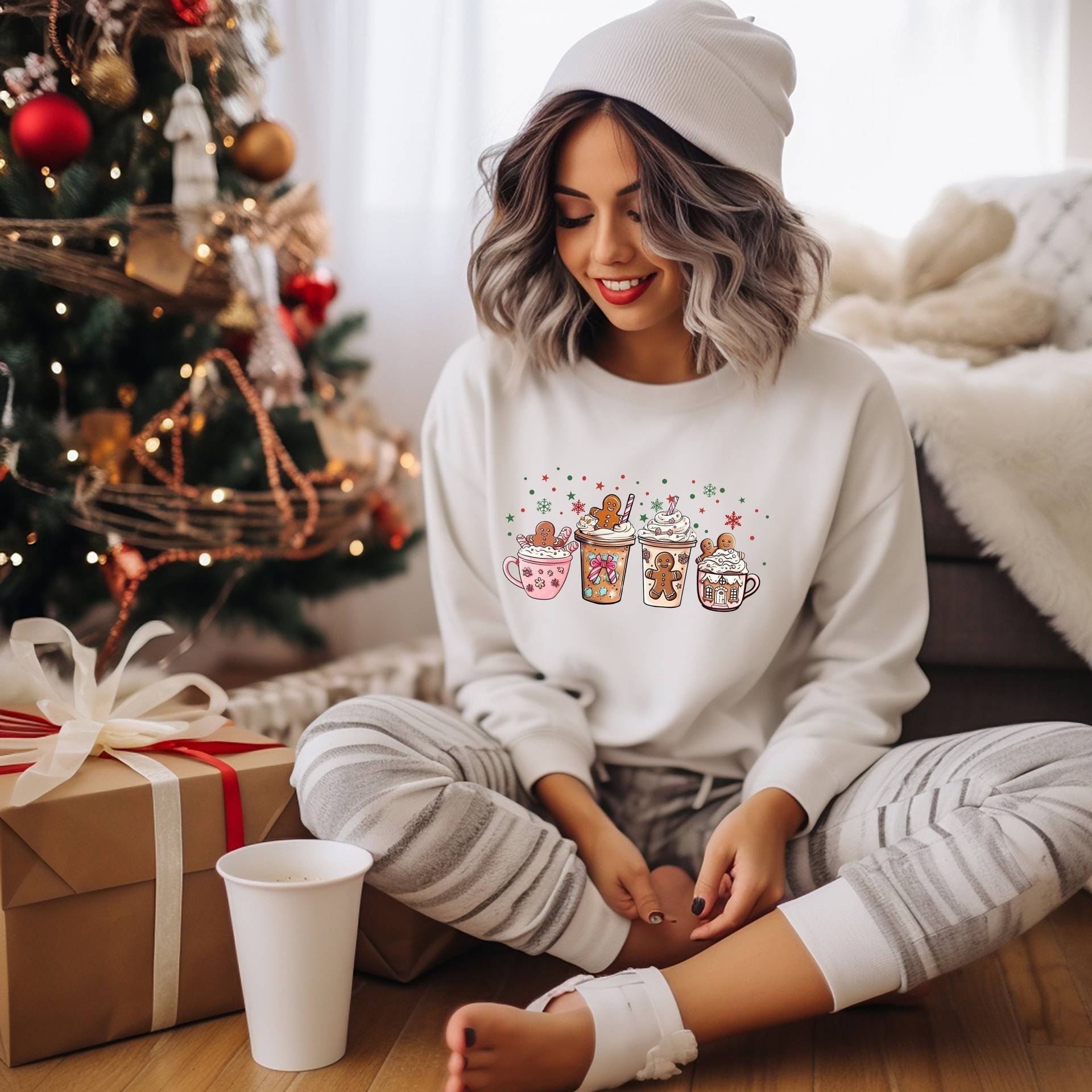 Weihnachten Hoodie, Weihnachtssweatshirt, Pulli Lebkuchen, Weihnachtlicher Pullover, Coffee Getränk Pulli, Christmas Weihnachten Hoodie, Weihnachtssweatshirt, Pulli Lebkuchen, Weihnachtlicher Pullover, Coffee Getränk Pulli, Christmas von DivineDesignsDe