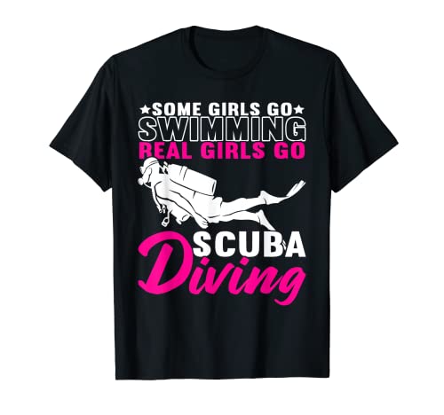Taucherzubehör für Damen, Taucherzubehör T-Shirt von Diving Gifts For Scuba Divers Scuba Diving