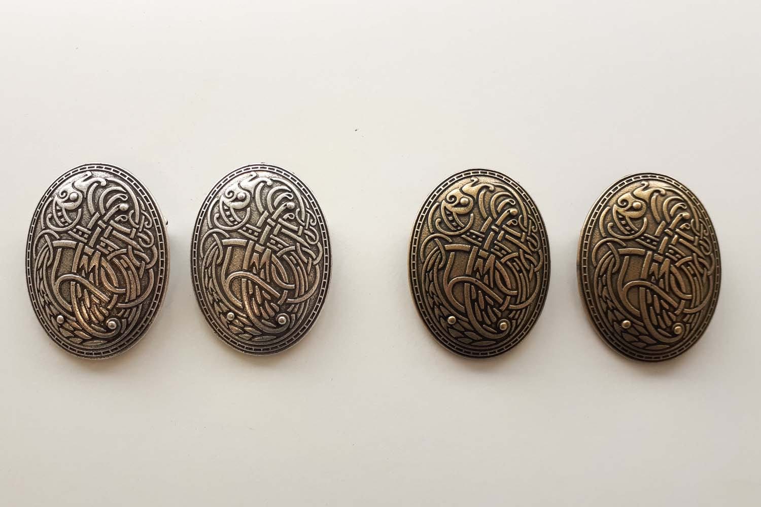 Wikinger Schildkrötfibeln - 2Er Set von DiviniCouture