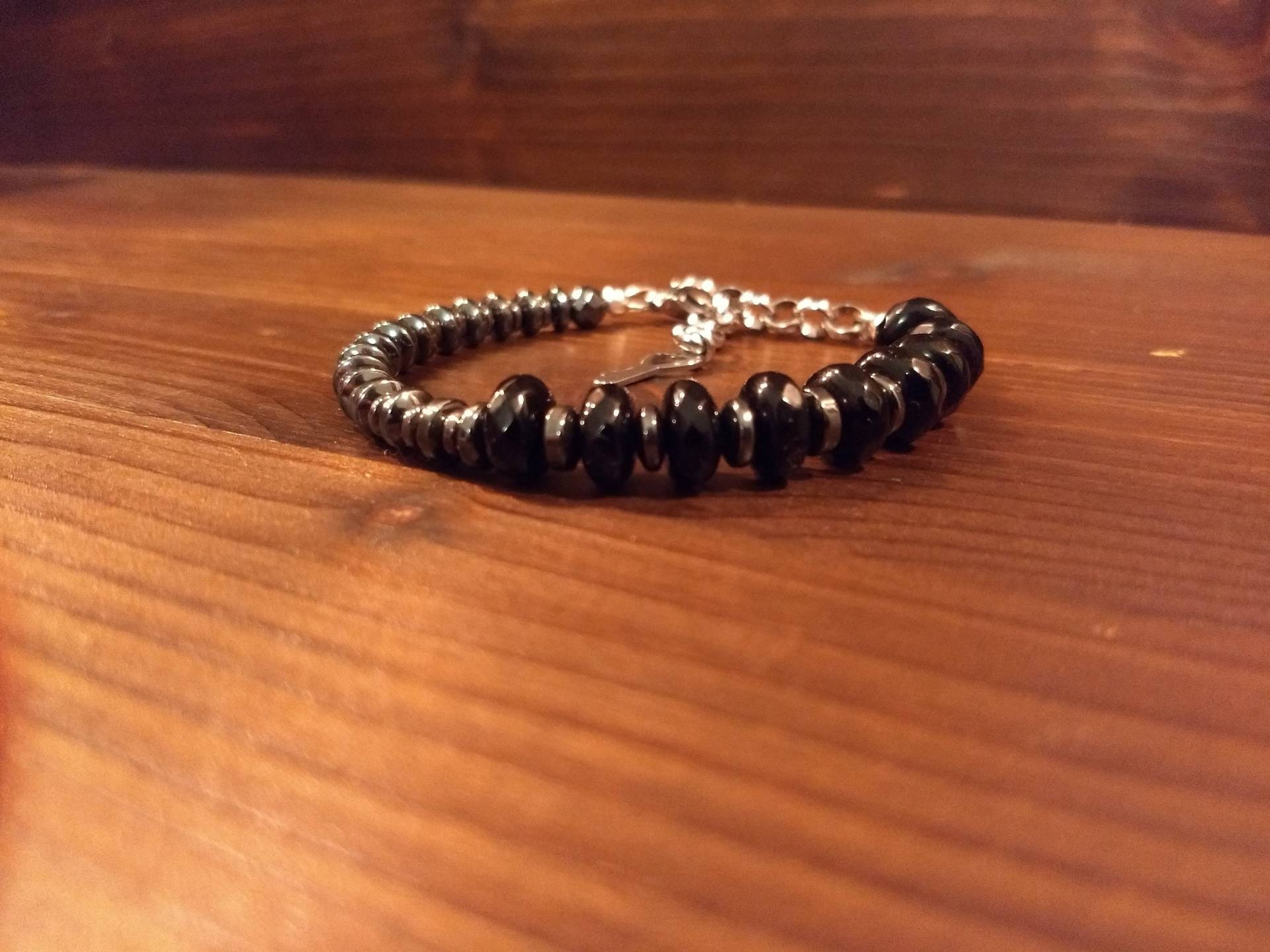 Ematite2 Und Onyx Armband von DivinityLab