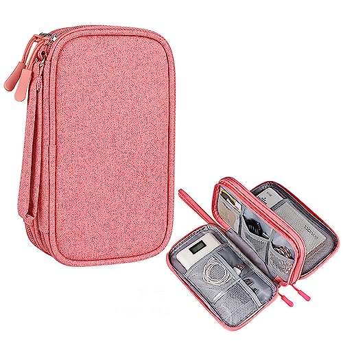 Elektronik-Reise-Organizer, tragbare Kabel-Organizer-Tasche, wasserdicht, doppellagig, Reisekabel-Organizer für Maus, USB-Kabel, Ladegerät Elektronik-Reise-Organizer, tragbare Kabel-Organizer-Tasche, wasserdicht, doppellagig, Reisekabel-Organizer für Maus, USB-Kabel, Ladegerät von Divono