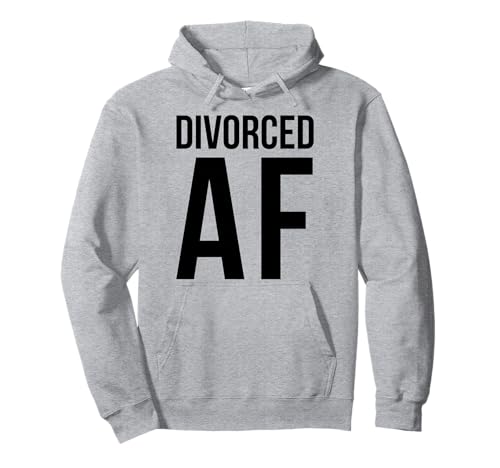 Divorced AF T-Shirts Happy Break Up Tees Scheidung Party Frauen Pullover Hoodie von Divorce Tees By VM