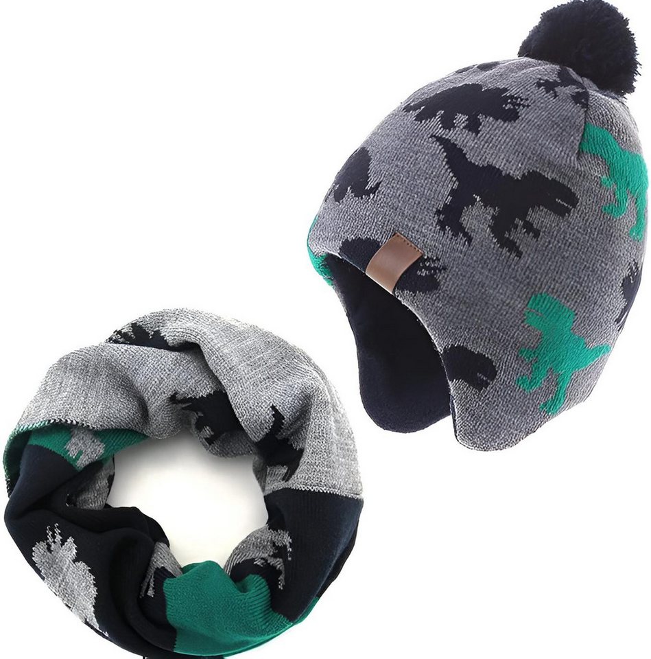 Diyarts Beanie (Vielseitiges Baby-Set, Kindermütze, 2-St., Kuschelige Eleganz für Kleine, Kinder) Leicht & Atmungsaktiv, Doppellagiges Acryl-Design, Wintermütze von Diyarts