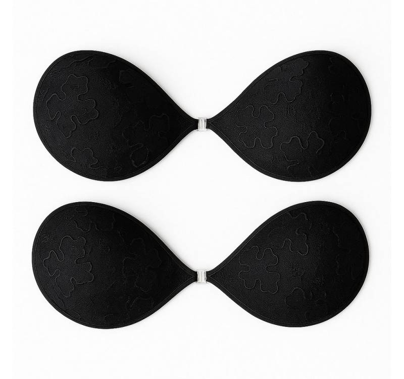 Diyarts Push-up-BH (BH Beige – selbstklebend, trägerlos & rückenfrei, 2 Stück, 2-tlg., 2er-Pack) 2er Invisible BH Beige trägerlos,rückenfrei,mit Clip,selbstklebend von Diyarts