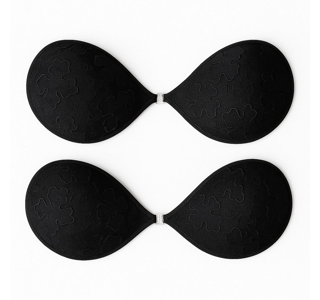 Diyarts Push-up-BH (BH Beige – selbstklebend, trägerlos & rückenfrei, 2 Stück, 2-tlg., 2er-Pack) 2er Invisible BH Beige trägerlos,rückenfrei,mit Clip,selbstklebend von Diyarts