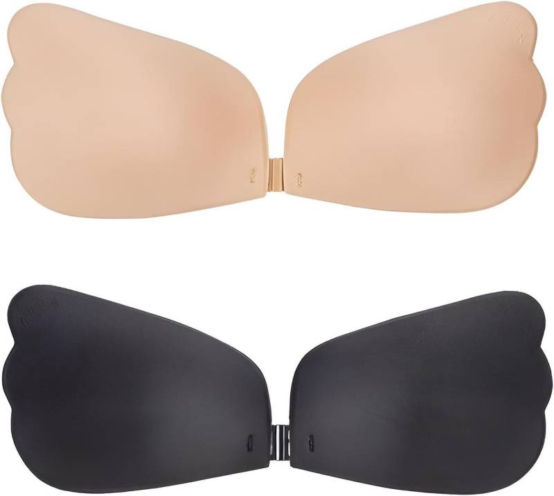 Diyarts Set: Push-up-BH (Selbstklebender BH, 2-tlg., komfortabler Klebe BH) Push-Up, Atmungsaktiv, Wiederverwendbar, Tragbar von Diyarts