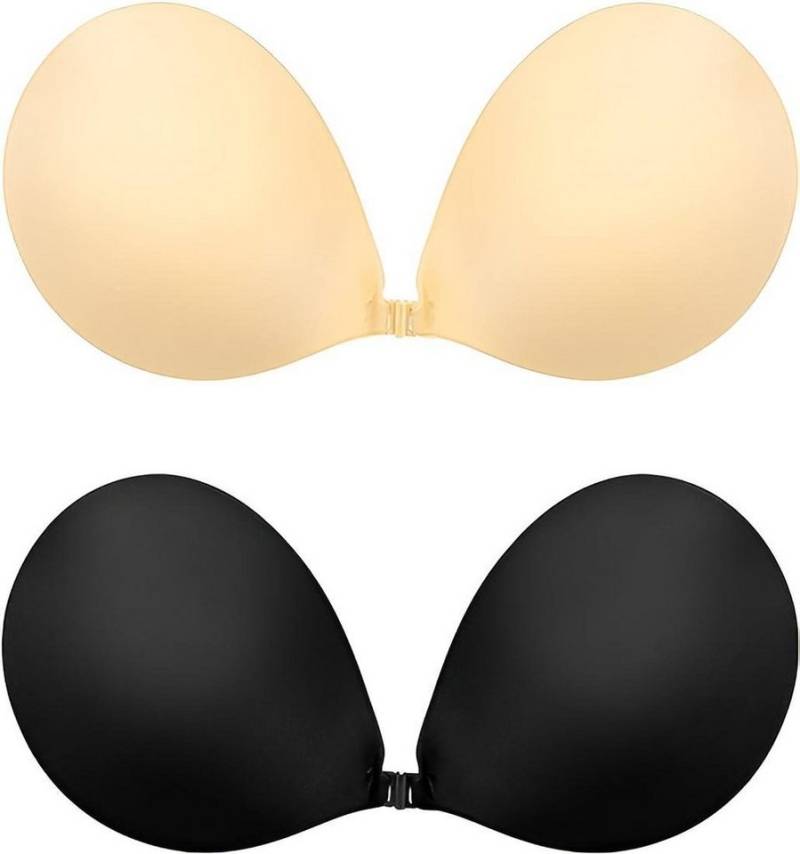 Diyarts Set: Push-up-BH (Unsichtbarer Klebe-BH, Formend & Selbstklebend) Hautfreundlich, Einfach anzuziehen, Push-Up-Effekt, Pflegeleicht von Diyarts