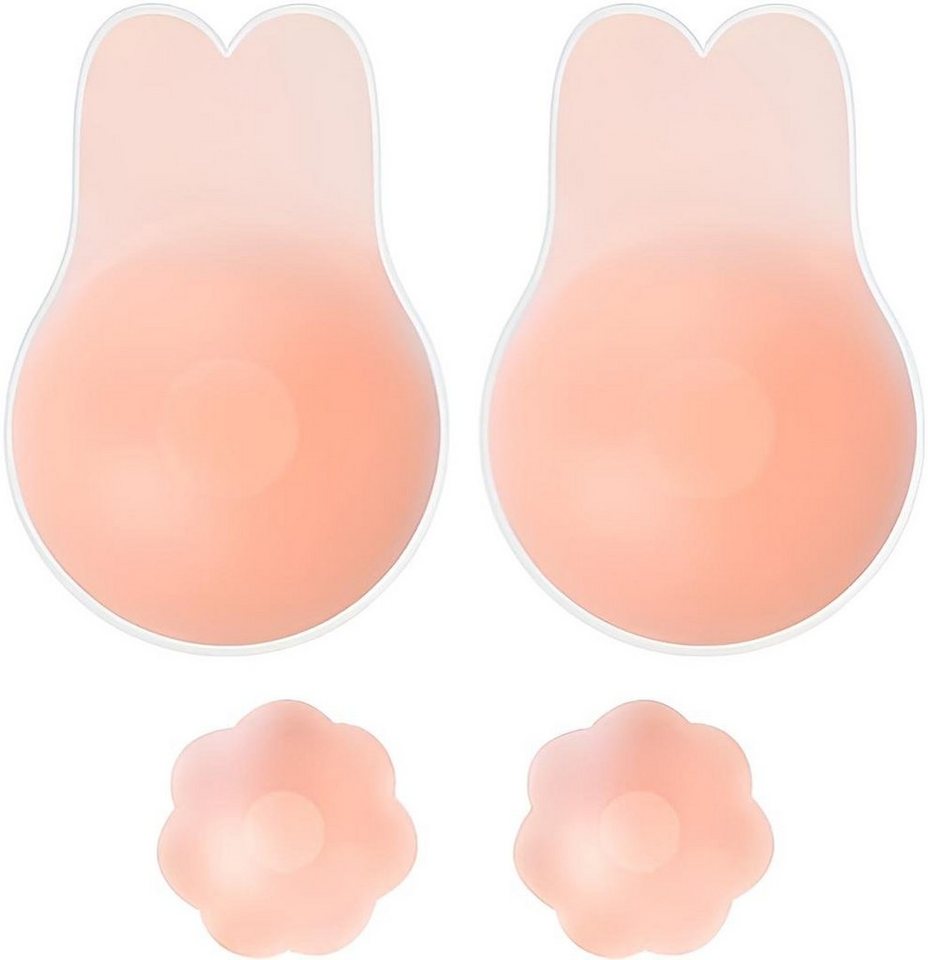 Diyarts Set: Push-up-BH (Wiederverwendbare Nippel Pads, Perfekte Form und Unsichtbar) Nippelabdeckung mit 3D-Effekt, Hautverträglichkeit & Anpassbarkeit von Diyarts