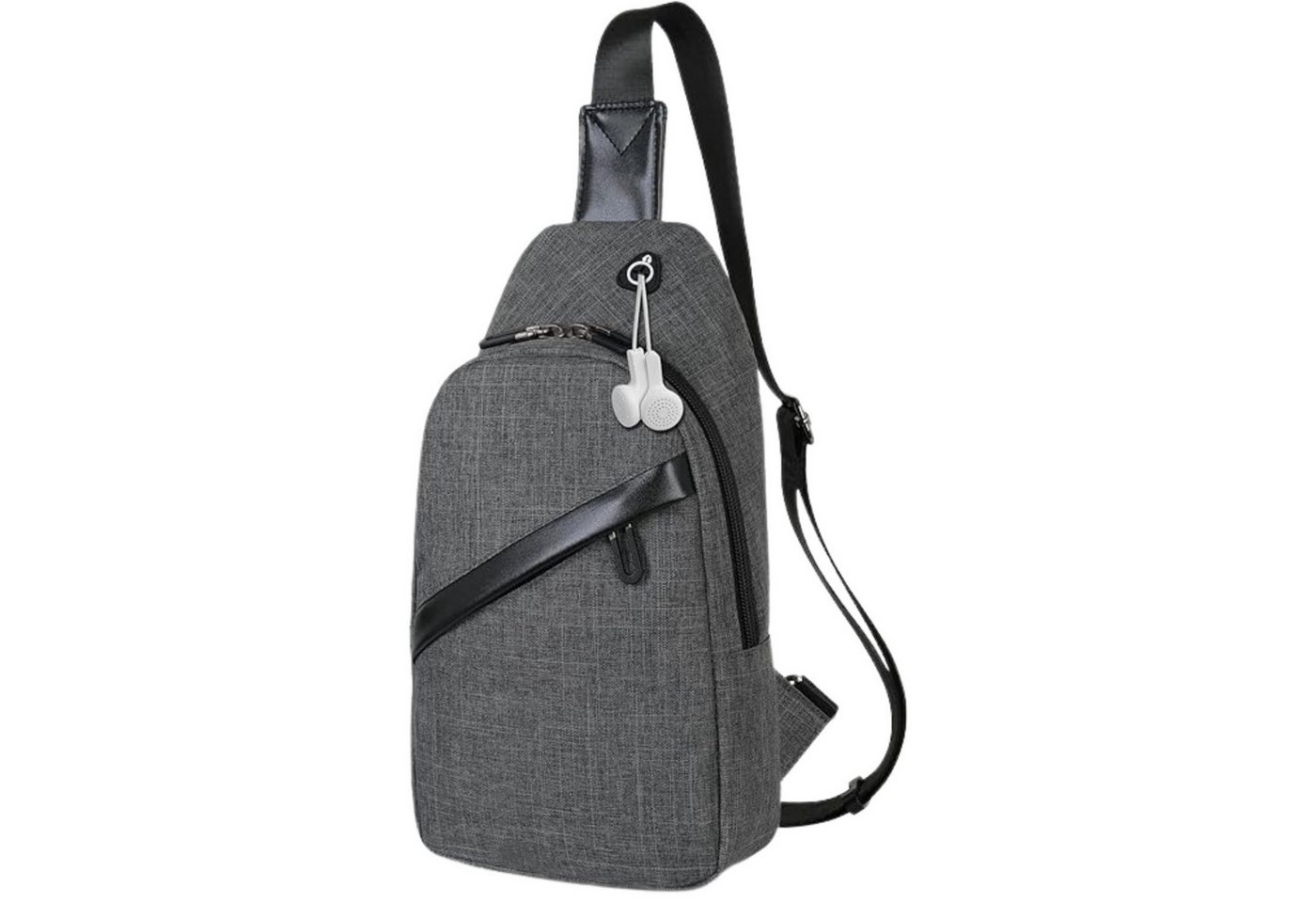 Diyarts Umhängetasche (1x Umhängetasche mit verstellbarem Schultergurt), Wasserdicht, leicht, verstellbarer Schultergurt, mehrere Fächer von Diyarts