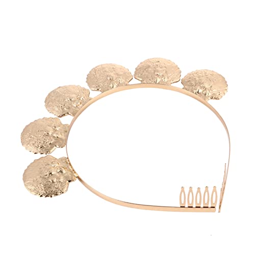 1 x Muschel-Stirnband aus Legierung, Muschel-Perlen-Stirnband, Urlaubs-Haar-Accessoire, Hochzeits-Kopfschmuck für die Braut von Diyfixlcd