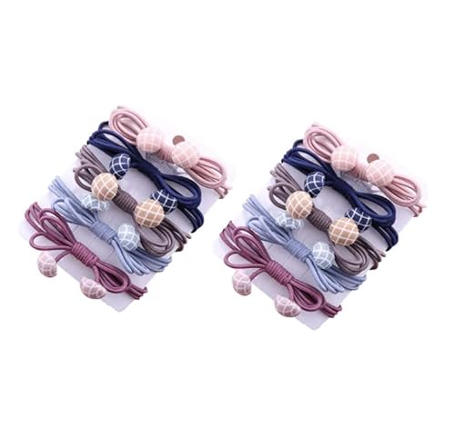 10 PCS Fashion Hair Ties with Korean Hair Accessories, Fashion Pferdeschwanz Halter Haar Elastics für Frauen Mädchen Nette Haar Seile Haar Zubehör von Diyfixlcd