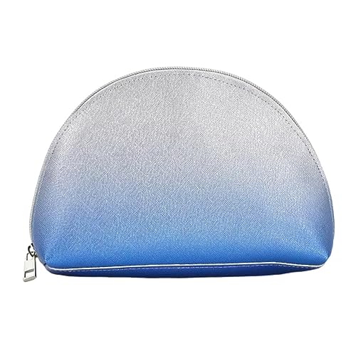 1pc Kosmetiktasche Reise Toilettenartikel Tasche Tragbare Wäschesack Kleine Tasche Organizer Gradient Kulturbeutel Kulturbeutel für Reisen Make-up Kit für Mädchen PVC Blau Mädchen Kosmetiktasche, blau von Diyfixlcd