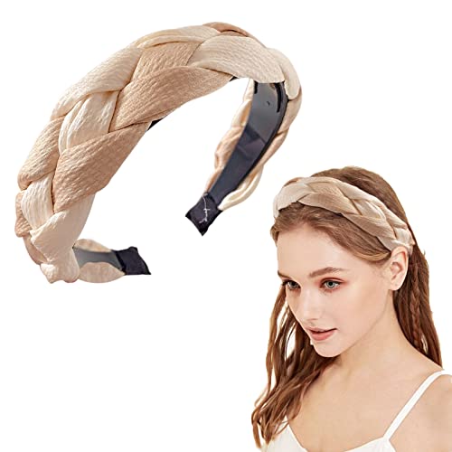 Geflochtenes Damen-Stirnband, modische Stirnbänder für Mädchen, elastische Haarbänder, Stirnband für Frauen von Diyfixlcd